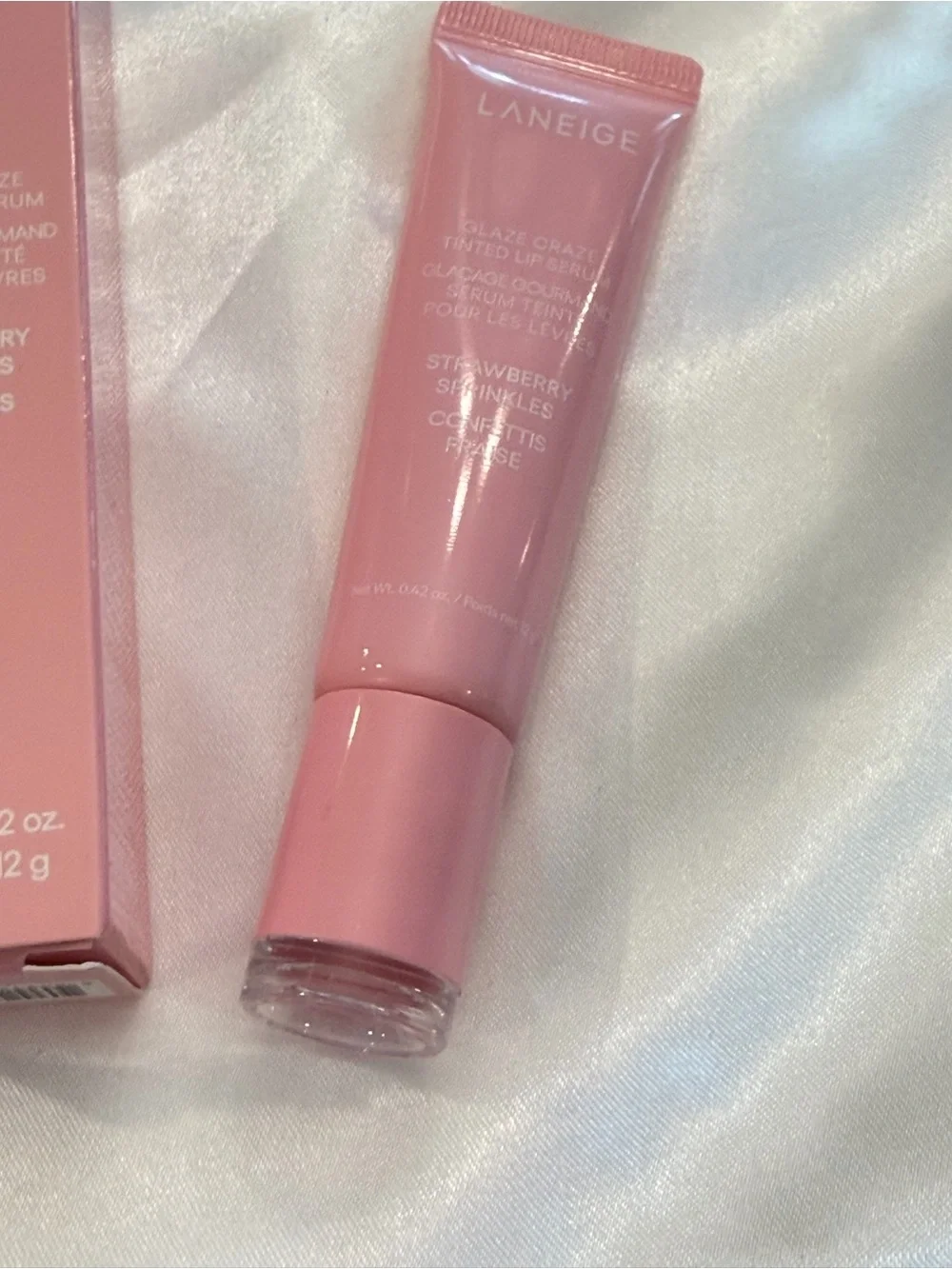 LANEIGE Glaze Craze Tinted Lip Serum Strawberry Spinkles 0.42 oz New